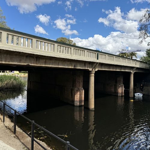 Baylis Street Bridge Load Testing